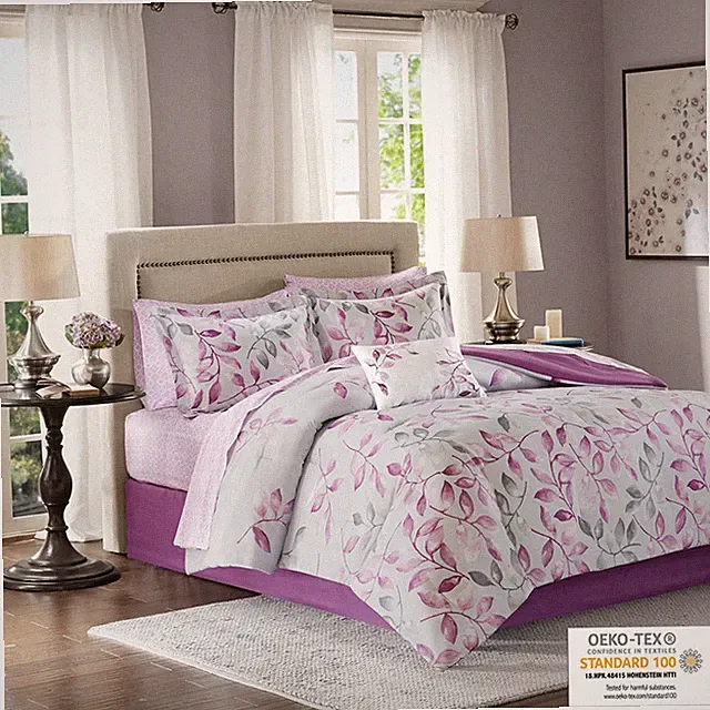 Madison Park Essentials Lafael Comforter Set with Cotton Bed Sheets